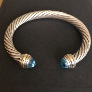 David Yurman Bracelet with Blue Topaz